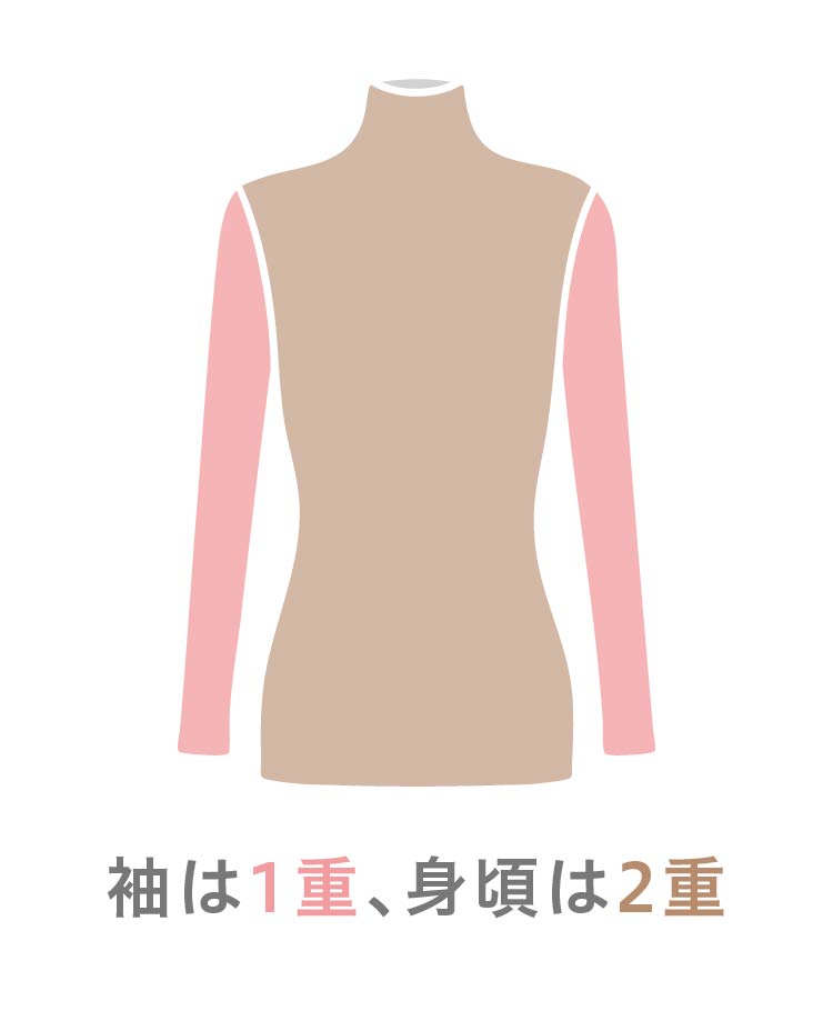 ハイネック長袖(1重袖) | 天使の綿シフォン公式OnlineShop